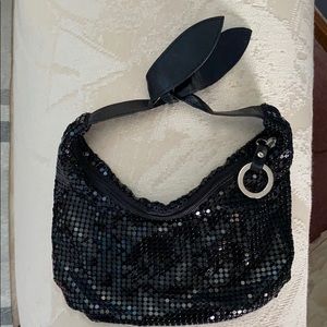 Cute little black sequin purse